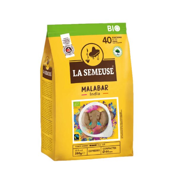 La Semeuse - Malabar India ESE-Pads - Bio Kaffee als Pads