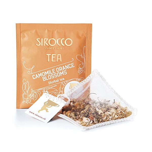 Vorteilspack Sirocco Tee - Camomile Orange Blossoms Bio-Kamillentee mit Orange - 3 x 20 Teebeutel (60 Teebeutel)