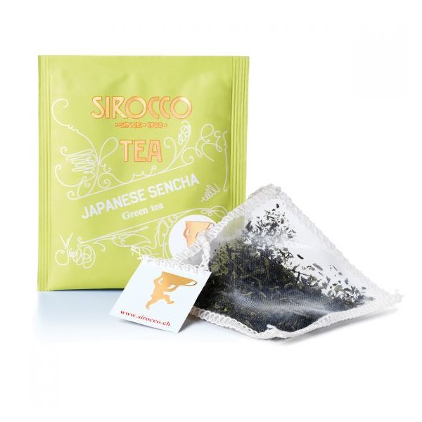 Vorteilspack Sirocco Tee - Japanese Sencha Japanischer Bio-Gr&uuml;ntee - 3 x 20 Teebeutel (60 Teebeutel)