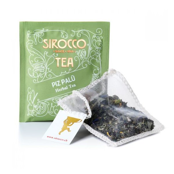 Vorteilspack Sirocco Tee - Piz Pal&uuml; - Schweizer Bergkr&auml;utertee aus dem Puschlav - 3 x 20 Teebeutel (60 Teebeutel)